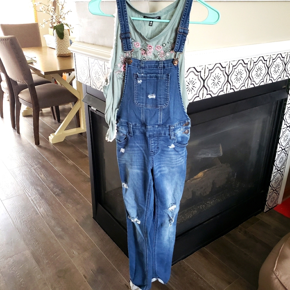 Overall jeans